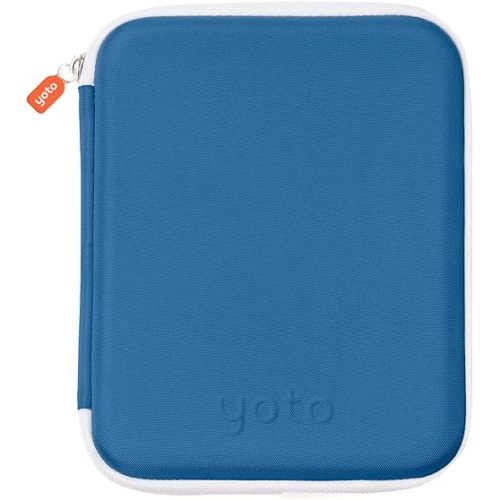 Yoto Card Case in Blue Bird – Kids Accessory, Soft Portable Folder with Zipper & 64 Pockets Player & Mini Audiobook Cards, Card Binder Holder with Sleeves for Travel