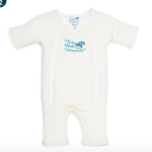 Cream Baby Merlin’s Magic Sleepsuit | Soft 100% Cotton Infant Sleepsuit
