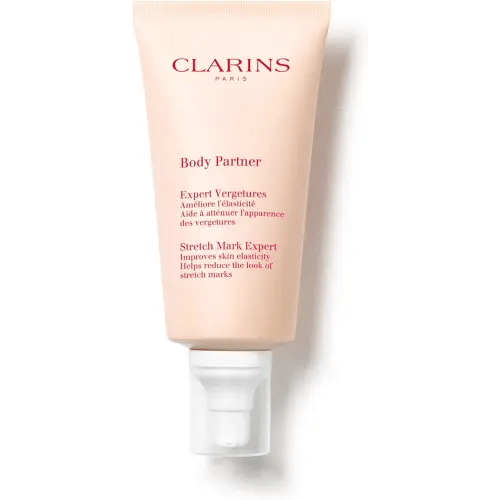 Clarins Body Partner Stretch Mark Expert | Award-Winning | Stretch Mark Cream For Pregnancy and Weight Fluctuations | Tested and Recommended By Pregnant Women | Fragrance Free | Minimal Ingredients