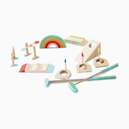 Wonder & Wise Good Wood Mini Golf Game