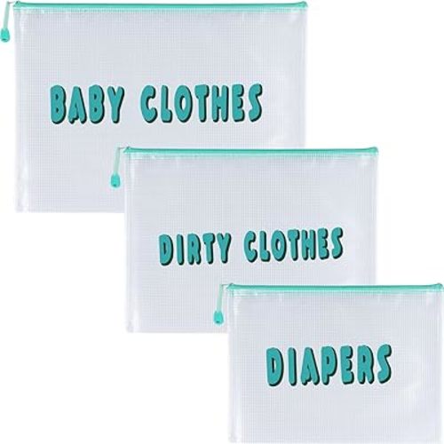 3pcs Hospital Bag Organizing Pouches for Labor and Delivery, Maternity Essentials Diaper Bag Organizer for Mom Travel