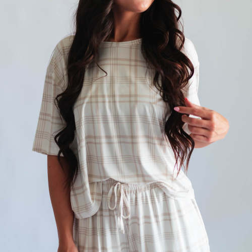 Women’s Ruffle Short Set in Brooks