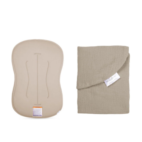 Lounger Curve + Muslin Cover Set | Birch