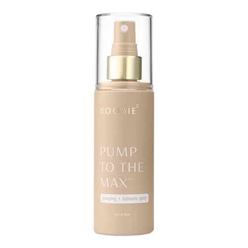 Boobie Pump to the Max Hands-free Dual-Purpose Breast Pumping & Intimate Spray | Increase Milk Supply & Ease Postpartum Discomfort During Pumping & Intimacy | Pregnancy & Beyond, 3 oz