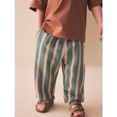 Green Textured Lightweight Joggers (3mths-7yrs)