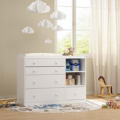 Diaper table 5-drawer 2-compartment