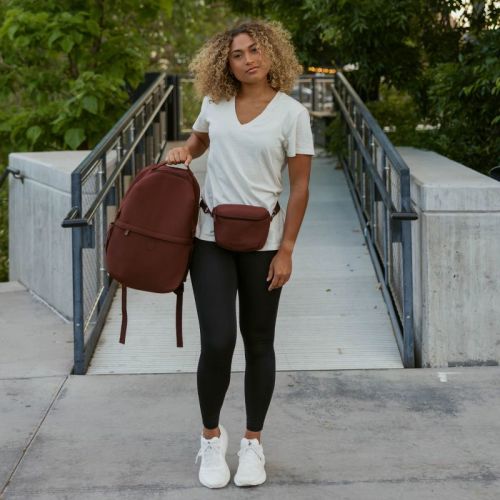 Parker Baby Co. Drift Neoprene Diaper Backpack - Raisin