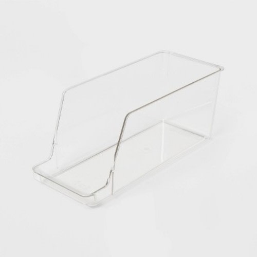 Soda Fridge & Pantry Organizer Clear - Brightroom™: PETG Kitchen Storage, Refrigerator & Cabinet Bin