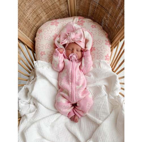Romy Sherpa Hooded Romper - Marshmallow