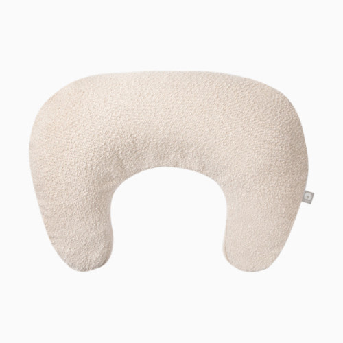 New Nursing Pillow with Luxe Fabric Cover - Oatmeal Boucle
