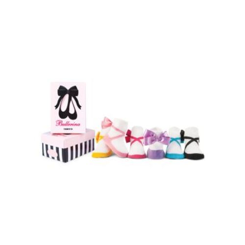 Girls' Ballerina Socks, Set of Six - Baby