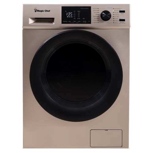 Magic Chef 2.7 cu. ft. 120-Volt Gold All in One Ventless Electric Washer Dryer Combo in Gold