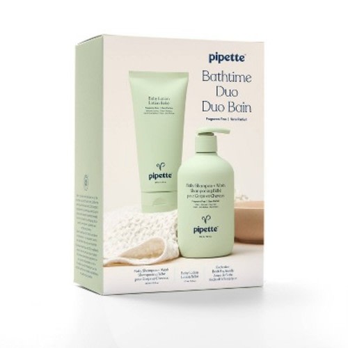 Pipette Baby Bathtime Duo - 3pc