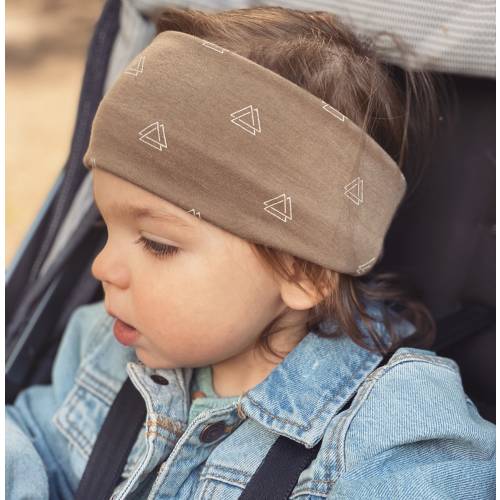Unisex Cotton Baby Headband – Minimalist Tattoo Design