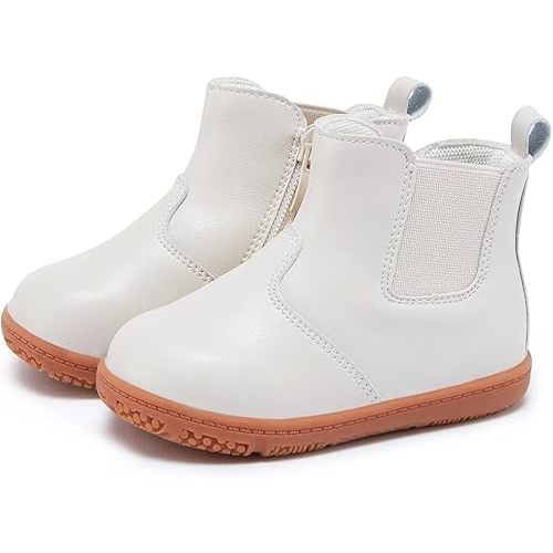 BMCiTYBM Baby Boys Girls Boots Infant Shoes First Walking Booties for All Seasons for 6 9 12 15 18 24 Months
