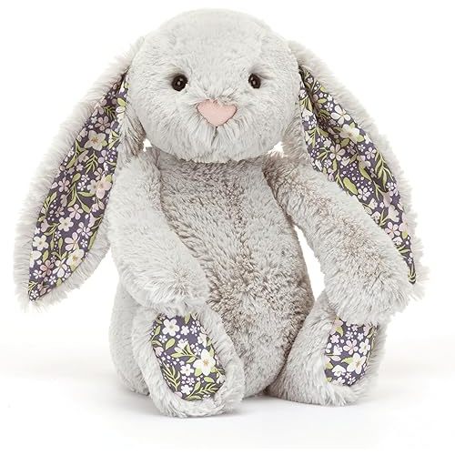 Bashful Silver Bunny 'Bloom' - Original 12 Inch by Jellycat