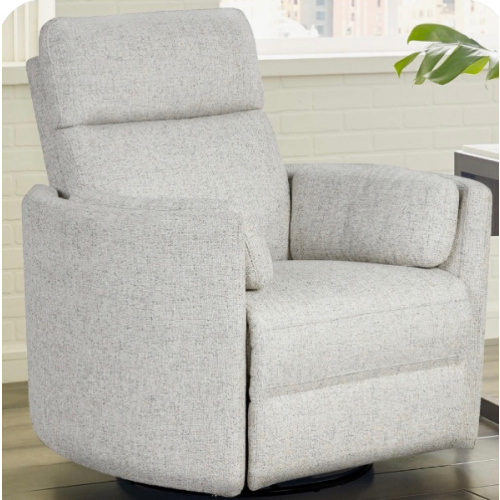 Simeon Collection Power Swivel Glider Recliner in Mineral