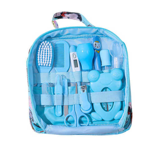 Baby Care Cloth Bag Set Baby Nasal Inhaler Nail Clippers 13-piece Set Daily Cleaning Supplies Care Pack | Alibaba.com