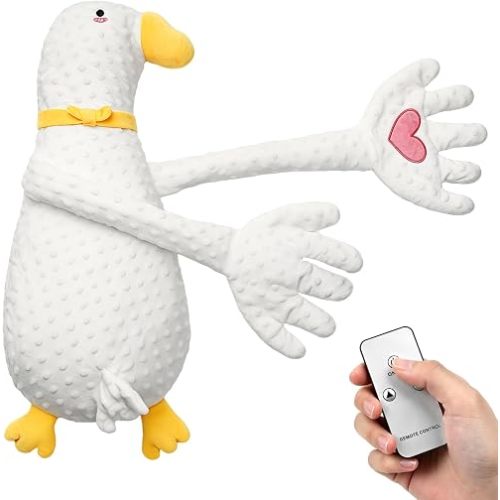 Muñeca de peluche gigante, animal de peluche grande, juguete de peluche de tela suave, figura de felpa acogedora de gran tamaño para decoración del hogar y compañero diario (cisne)