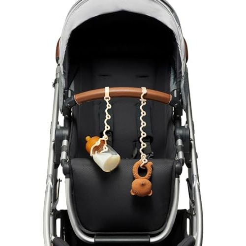 Toy Straps for baby - Keep toy, bottle & pacifier Off The Floor - Great for Stroller, High Chair and Car Seat - 2-Pack