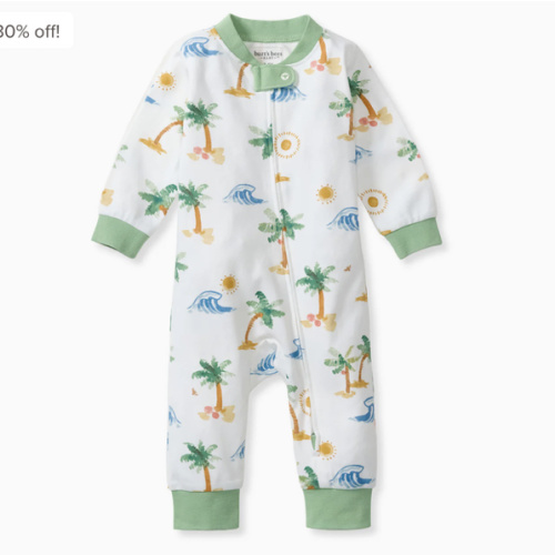 Beachy Palms Organic Cotton Sleep & Play