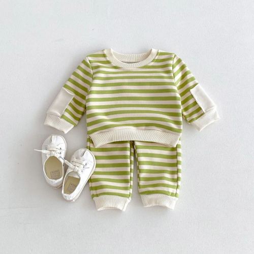 Baby Stripe Casual Set