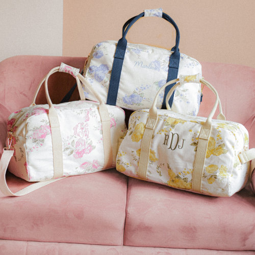 Monogrammed Duffle Bag, Weekender Bag, Overnight Bag, Weekend Travel Bag, Personalized Bridesmaid Gift Bag, Baby Bag, Bridal Shower Gift
