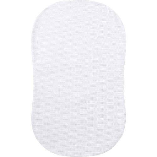 HALO BassiNest Fitted Sheet – 100% Cotton, Soft and Breathable Bassinet Sheet for Babies, 30” x 16” Pre-Shrunk Sheet, Grey Pin Dot