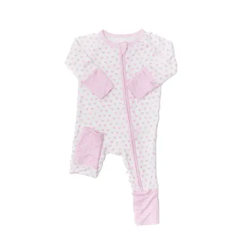 Hearts & Stripes Sleep Romper