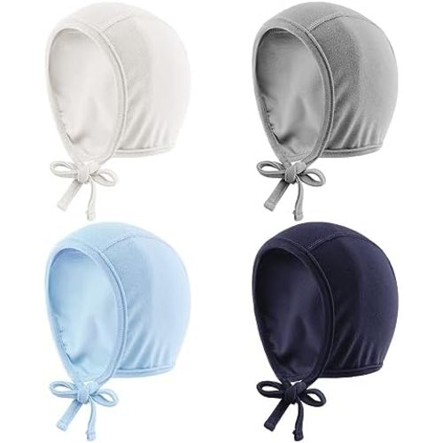 JANGANNSA Cotton Newborn Baby Hat 0-6 Months Boys Girls Beanie Cute Earflap Baby Hats Infant Autumn Winter