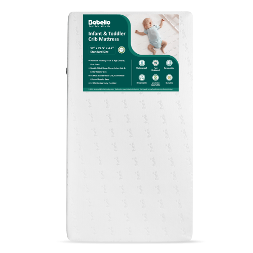 Breathable Dual-Sided Crib & Toddler Mattress | Babelio