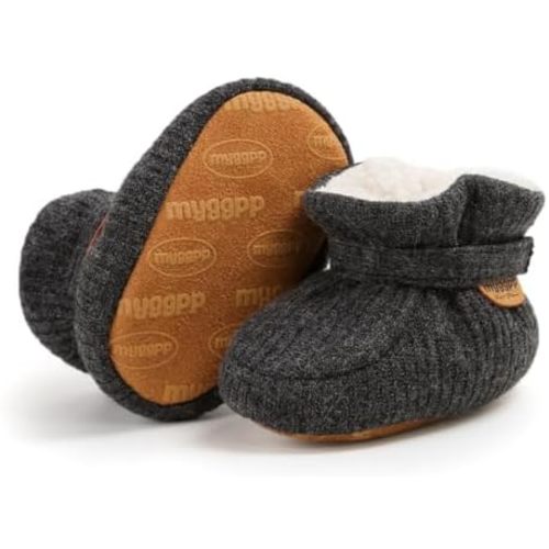 Ohwawadi Infant Baby Slippers Girls Boys Booties Warm Baby Socks Shoes Newborn Crib Footwear Prewalkers