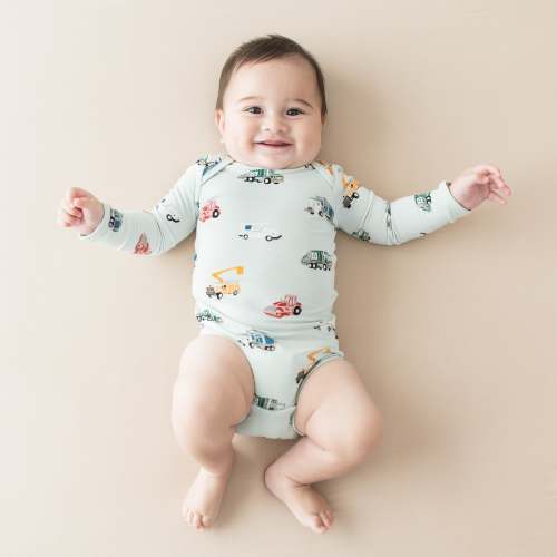 Long Sleeve Bodysuit in City Vehicles