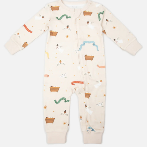 Baby Jesus Christmas Sleeper Pajamas