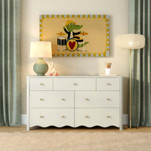 Sutton 7-Drawer Dresser – Max and Lily (Pecan)