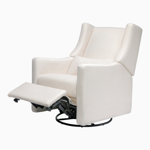 babyletto Kiwi Electronic Recliner and Swivel Glider - Performance Cream Eco Weave