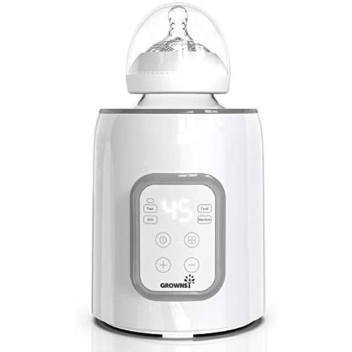 Bottle Warmer,5-in-1Fast Baby Food Heater&Defrost BPA-Free Warmer with Timer LCD Display Accurate Temperature Control for Breastmilk or Formula