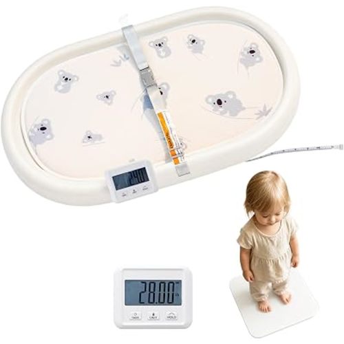 Cuddobaby 4-in-1 Changing Pad | Baby Scale | Height | Room Temp - Vanilla