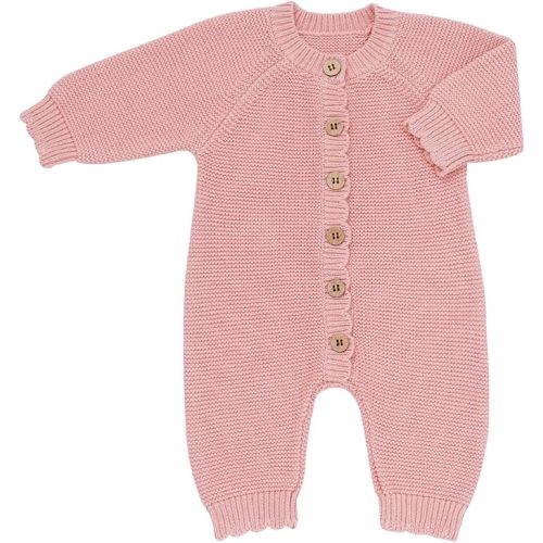 Avibae Baby Knit Romper, Cotton Sweater for Newborn Boys and Girls