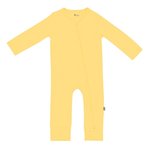 Zippered Romper in Butter