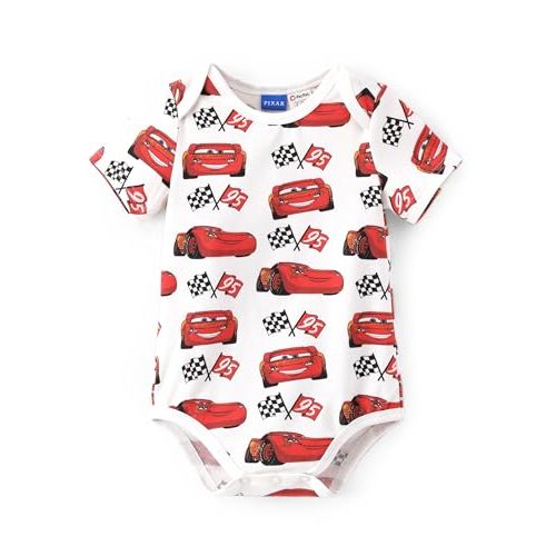 Disney Marvel Spiderman Cars Stitch Baby Boys Bodysuit Newborn to Infant