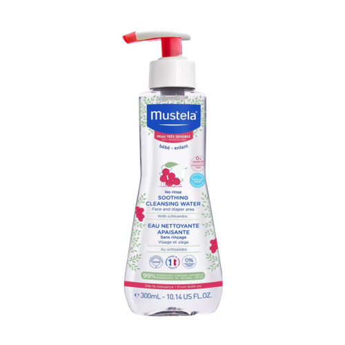 Baby Soothing Cleansing Water - No-Rinse Micellar Water for Very Sensitive Skin - with Natural Avocado & Schizandra Berry