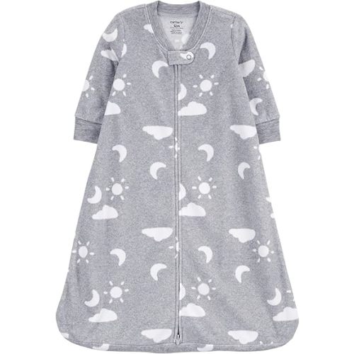 Carter's Unisex Baby Sleep Bag, (Grey Clouds, 3-6 Months)