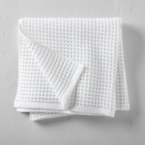 Waffle Bath Towel - Casaluna™, Color: True White, Size: Bath Towel