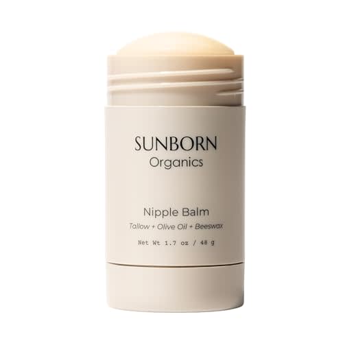 Nipple Balm | Nursing-Safe Lanolin-Free Nipple Cream with 3 Edible Ingredients for Sore or Cracked Nipples | Safe for Baby, No Wipe-Off, Third-Party Tested | Made in USA