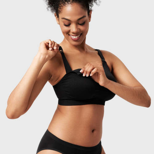 ComfyCare Seamless Full Coverage Wireless Padded Nursing Maternity Bra – HSIA