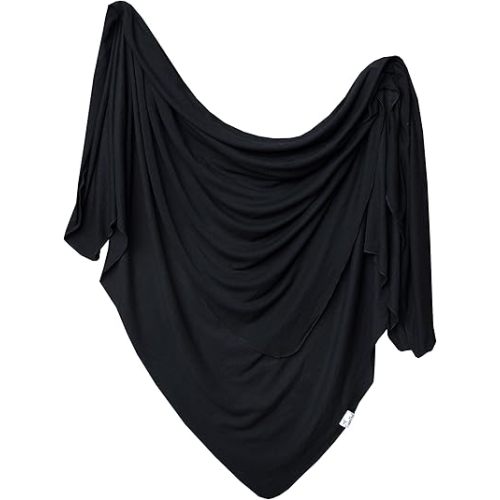 Copper Pearl Baby Swaddle Blanket - Premium Knit Baby Blanket, Large Soft Stretchy Receiving Blankets for Baby Boy and Girl, Swaddles for Newborn, Infant, and Toddler (Midnight)