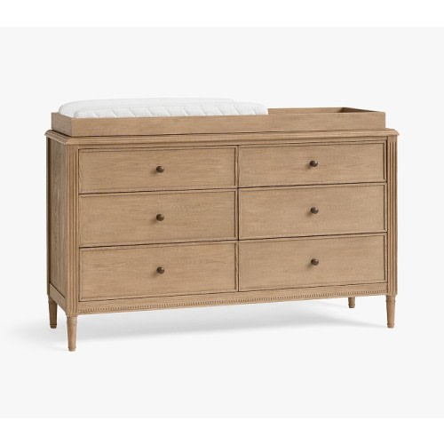 Harlow 6-Drawer Dresser & Topper Set (56w x 19d")