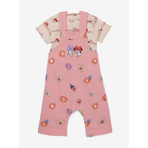 Disney Minnie & Daisy Floral Infant Overalls & T-Shirt Set - BoxLunch Exclusive
