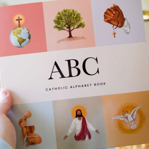 Get Catholic ABC Board Book for Kids – Blessed Is She - Default Title - Blessed Is She